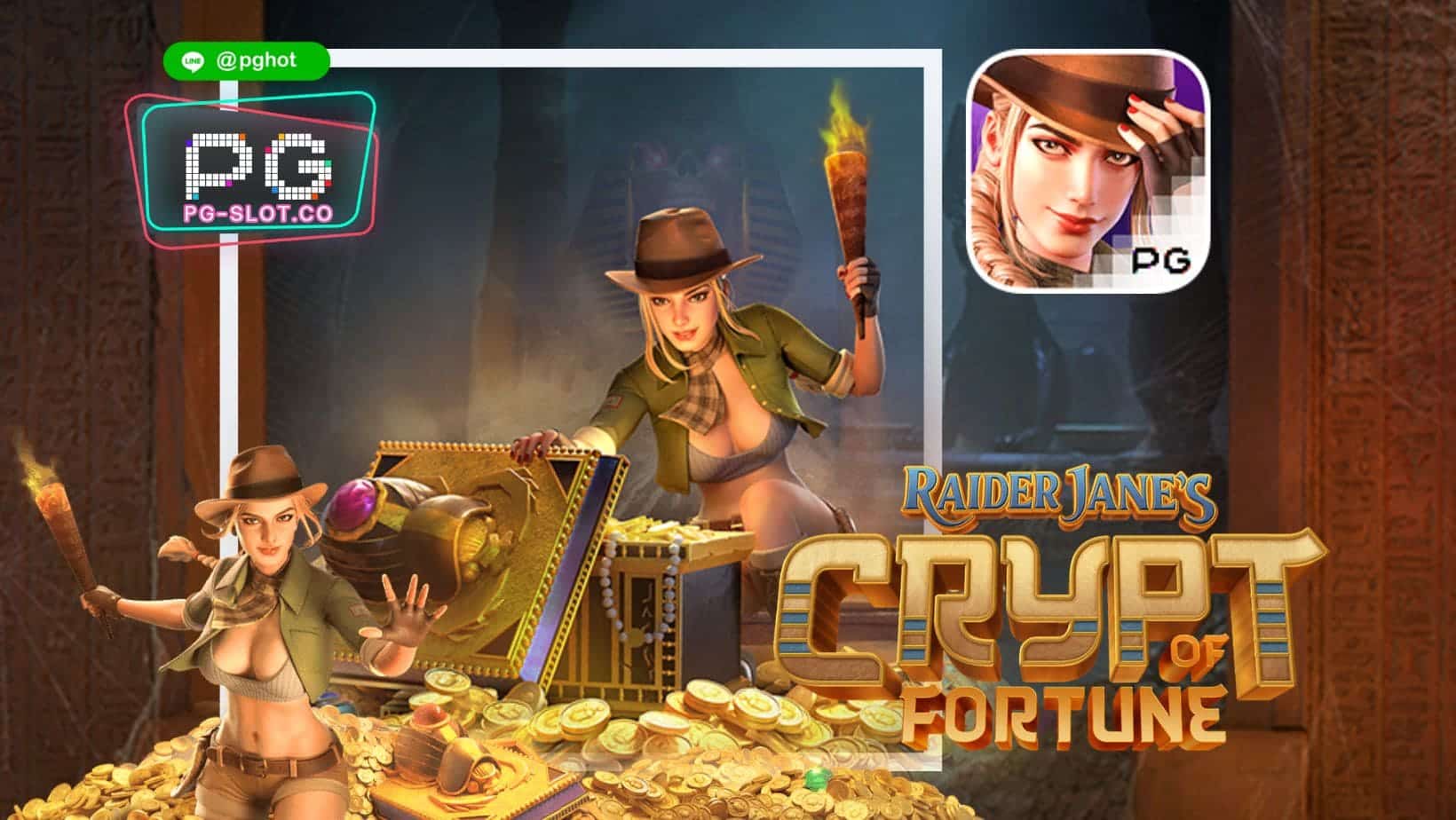 ทดลองเล่นสล็อต Raider Jane's Crypt of Fortune